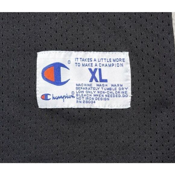 Vintage Champion Men's Basketball Jersey XL Blue Tune Squad Bugs Bunny #1 - Picture 7 of 10